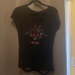 HIM Hot Topic ribcage tee